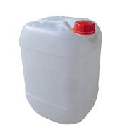 Hasanat Essentials Multipurpose Plastic Jerry Can Perfect for Transporting Water Fuel Lubricants Outdoor Camping Hiking 10 Litre HDPE White (10 LITRE)