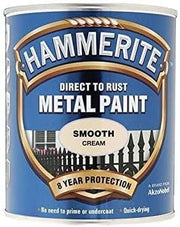 Hammerite 5122064 Direct to Rust Metal Paint - Smooth Cream Finish 750ML
