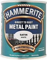 Hammerite SATW750 750ml Direct to Rust Satin Finish - White