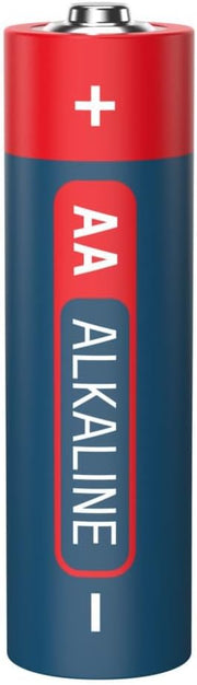 ANSMANN 5015280 RED Alkaline-Batteries, Mignon (AA), LR6, 8pcs General Use Remote Wall clock Flash Light Home toys Office Pack 5 year shelf life