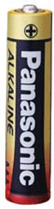 Panasonic Alkaline AAA Batteries, Pack of 4, LR03T/4B