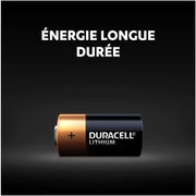 Duracell High Power Lithium CR2 Battery 3 V, Pack of 2 (CR15H270) Designed for Use in Sensors, Keyless Locks, Photo Flash and Flashlights