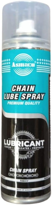 Hasanat Essentials Asmaco Chain Lube Spray Cleans Lubricates Rust Inhibitor Penetrating Oil 250 ML Can