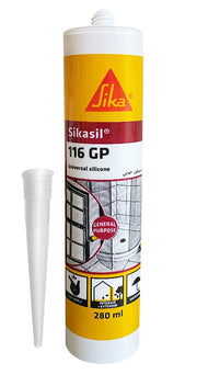 Sika Sikasil-116 Gp Universal Silicone, 280 Ml, Transparent