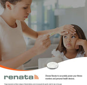 Renata 1 X Strip of 5 Genuine renata CR2032 3v Lithium 2032 Coin Batteries Freshly Packed by renata