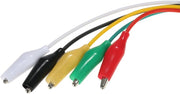 Fanryy Double-Ended Alligator Clips Test Insulated Leads Cable - 20 Pieces, 20in