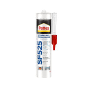 Pattex Sf525 Kitchen And Bath Premium Silicone Sealant, Mould Resistant, Ideal For Showers, Toilets Tiles, Easy Bathroom Sealant 1X280ML Cartridge