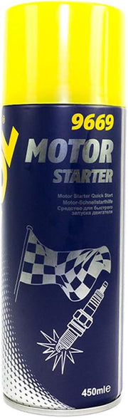 MANNOL 9669 Cold Engine Starter Jump Spray, 450ml