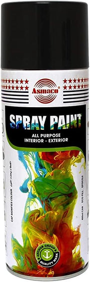 Asmaco Spray Paint, Black, Asmaco009