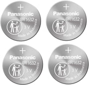 Panasonic CR1632 CR 1632 3v Coin Lithium Battery - 4 Pieces