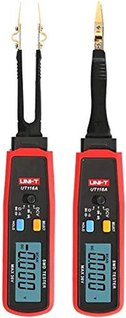 UNI-T Smart SMD Tester, Resistance, Component Test Clip Multimeter, Capacitance, Continuity, Diode Measurement, Rotatable by 180°