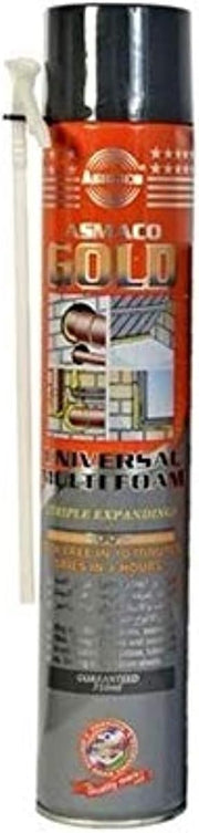 Asmaco Foam Spray to fill Voids & Cracks 750ML