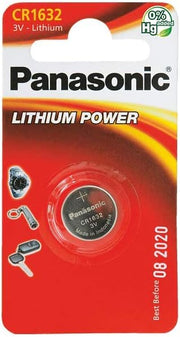 Panasonic 1632 CR1632 3V Lithium 2 Pack Battery
