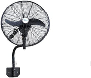 Kedbrooke Wall Mounted Industrial Exhaust Fan 20" Outdoor Indoor Cooling Warehouse Factory Mosque Garden Patio Single Piece Packed Fitting Not Included Black Color