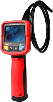 UNI-T UT665 Industrial Borescope Professional Endoscope Vehicle Maintenance Inspection Pipeline Detector with Waterproof Snake Camera
