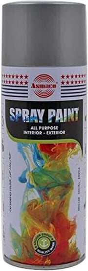 Biella™ Asmaco All Purpose Interior and Exterior Spray Paint (GREY)