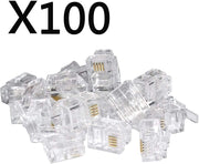 UNI-T Voltron-RJ11 Telephone Connector (100pcs in one Bag)