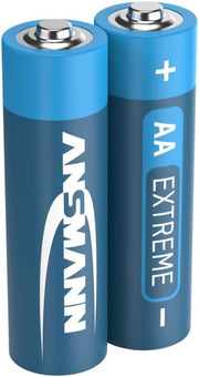 ANSMANN 2 x AA / FR6 Extreme Lithium Battery extreme lithium batteries professional industrial demand Outdoor Smoke Detectors 10 years shelf life
