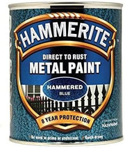 Hammerite Metal Paint Hammered Blue 750Ml