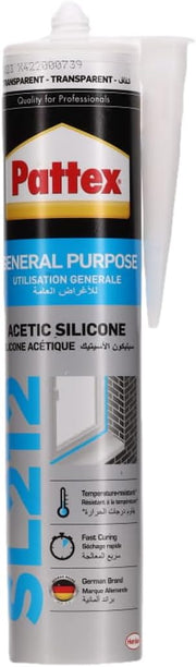 Pattex SL212 Transparent Silicone, 280 ml