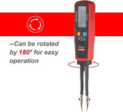 UNI-T Smart SMD Tester, Resistance, Component Test Clip Multimeter, Capacitance, Continuity, Diode Measurement, Rotatable by 180°