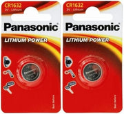 Panasonic 1632 CR1632 3V Lithium 2 Pack Battery