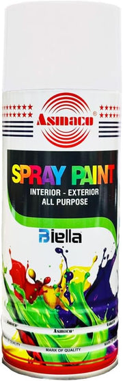 Biella™ Asmaco All Purpose Interior and Exterior Spray Paint (WHITE)