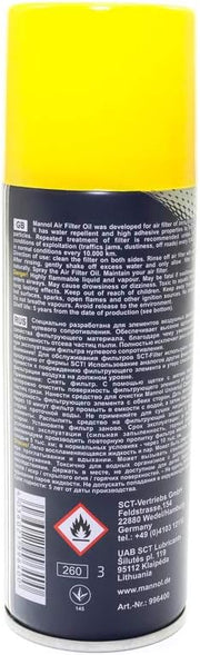 MANNOL 9964 Air Filter Oil Germany 200ml