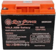 VRLA AGM Voltron-Raw Power Battery, 18A-12V