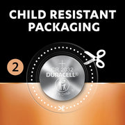 Duracell - Cr2032 3V Lithium Coin Dl2032 / Cr2032 Button Batteries Regular - Pack Of 2 - 10 Years Shelf Life