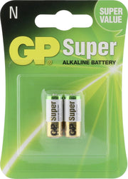 GP Super Alkaline N (910A,MN9100,LR1) card of 2