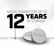 Energizer Battery, 3V Lithium Coin Cell Batteries, Packaging May Vary, Black, 2 Count