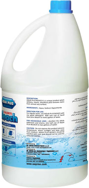 AQUA Plus Liquid Chlorite Bleach – Powerful Disinfectant for Laundry and Household Cleaning – Effectively Kills 99.9% of Germs and Bacteria, Whitens Fabrics, and Deodorizes Surfaces - 1 Gallon Bottle