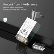 Voltron-RJ45 CAT6 UTP Steel Connector (100pcs in one Bag)