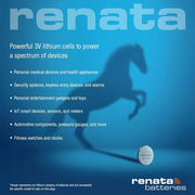Renata CR1220 Watch Batteries 5Pcs
