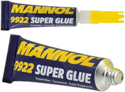 Mannol HTE - , Super Glue, Fast-curing adhesive for quick repairs and bonding tasks (9922 Super Glue 5 Pc)