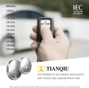 TIANQIU 2032 Battery (CR2032/ DL2032/ E-CR2032/ SB-T51/ LF1/ 2V) Lithium 3v (1 Pack of 5)