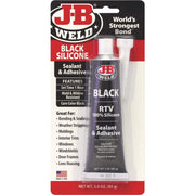 J-B Weld 31319 Black RTV Silicone Sealant and Adhesive - 3 oz.