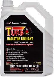 Turbo Radiator Coolant Red 4 Ltr - High-Performance Antifreeze, Engine Cooling & Corrosion Protection for All Vehicles - Ready to Use, All-Weather Formula