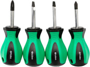 SDS304M-Screw Driver Set 4 Pcs, 2 Pcs Slotted (-) & 2 Pcs Phillips (+)