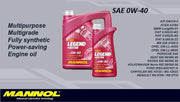 Mannol Engine Oil (7901 Legend 0W-40 4 LTR)