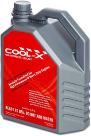 COOL-X Red Antifreeze/Coolant - Engine Performance, Protection, and Safety (1 Gallon)