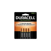 Duracell - Hi Speed Battery Charger - 2 AA 1300 mAH and 2 AAA 750 mAH Charging Slots Recharge in 4 Hours - Batteries Included in Pack