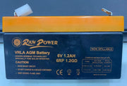 UNI-T Voltron-Raw Power VRLA AGM Battery 1.2A-6V-Made in Vietnam