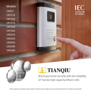 TIANQIU 2032 Battery (CR2032/ DL2032/ E-CR2032/ SB-T51/ LF1/ 2V) Lithium 3v (1 Pack of 5)