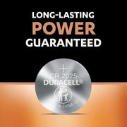 DURACELL CR2025 COIN BATTERIES 3V LITHIUM 2 BATTERIES