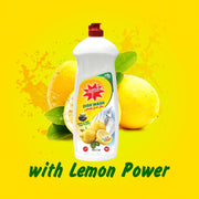 Aqua Premium Dish Wash Liquid 1L x 2 Pack – Powerful Grease Removal | Lemon Fresh | Gentle on Hands | Long-Lasting Foam