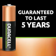 Duracell - Rechargeable Aa 2500 Mah Dx1500 Nimh 1.2V Batteries Long Lasting Power 5 Year - Pack Of 4 - 10 Years Shelf Life