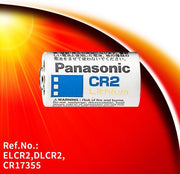 Panasonic CR2 Lithium 3V Battery - One Card