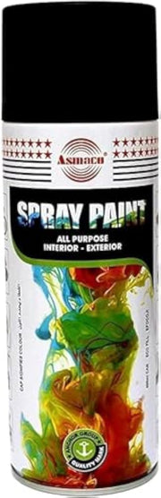 Biella™ Asmaco All Purpose Interior and Exterior Spray Paint (MATT BLACK)